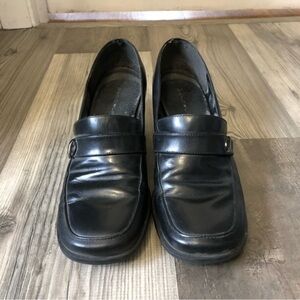 Bandolino Y2K 90s Chunky‎ Slip On Leather Loafers  9